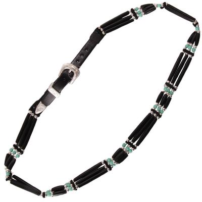 Hb Bone 3 Strand With Buckel Hat Band