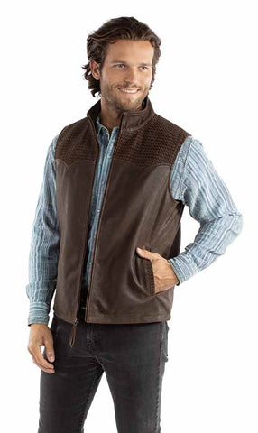 MEN'S LEATHER VEST LEATHER 2071