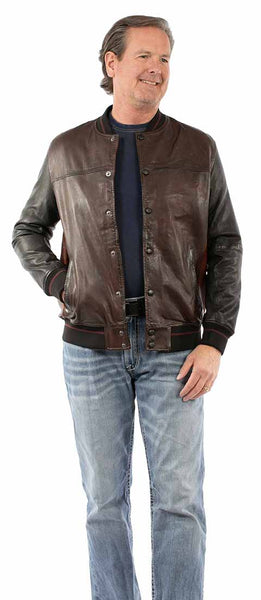 MN LEATHER BOMBER JACKET 2113