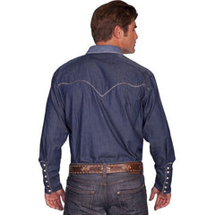 Denim Shirt Clr: Blue