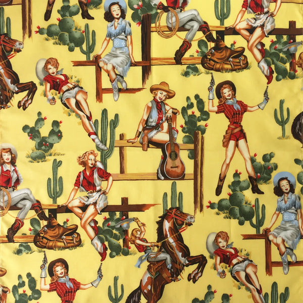 Vintage Cowgirl Bandana 4167