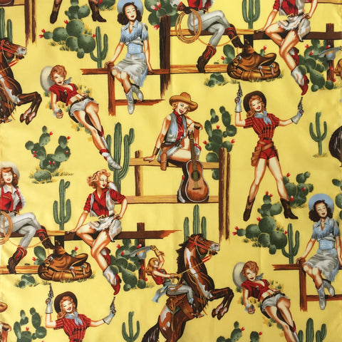 Vintage Cowgirl Bandana 4167
