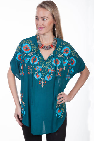 Emboidered Ponc Shirt