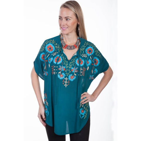 Emboidered Ponc Shirt