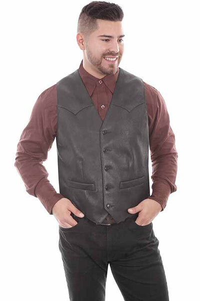 MN LEATHER VEST 503