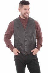 MN LEATHER VEST 503