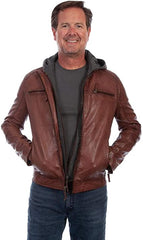 Zip Front With Hoodie Jacket