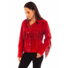 Ladies Jacket Fringe/Lacing