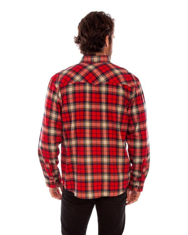 Men's Plaid Cotton Flannel