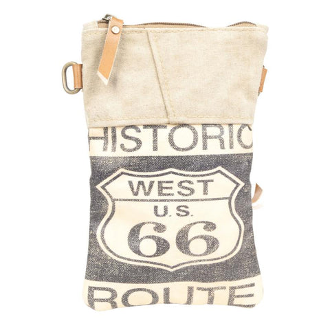 WEST US 66 Passport Sign – Vintage Route 66 Wall Decor (Model 55520)