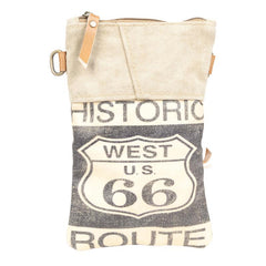 WEST US 66 Passport Sign – Vintage Route 66 Wall Decor (Model 55520)
