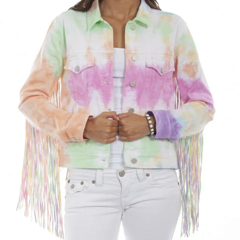 Dye Fringe Jacket