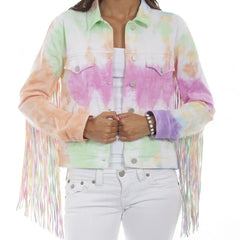 Dye Fringe Jacket