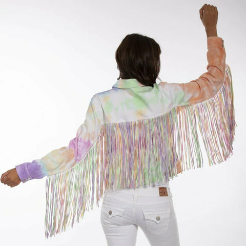 Dye Fringe Jacket