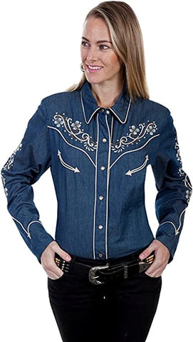 Ladies Denim Shirt