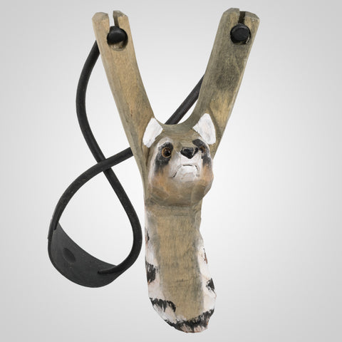 WOOD SLINGSHOT: RACCOON