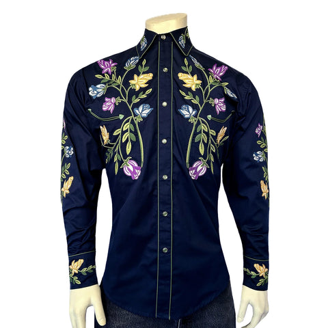 MEN VINTAGE SHIRT FLORAL 843