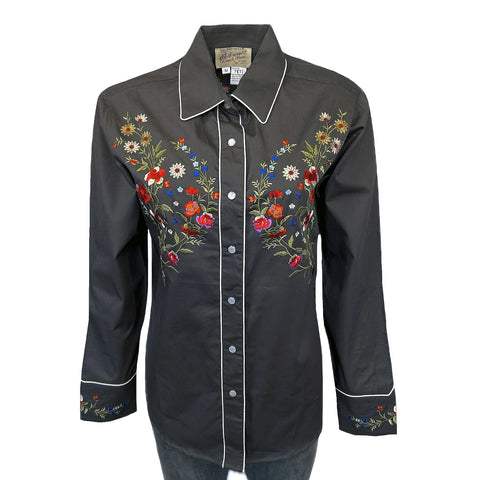 WOMWN SHIRT FLORAL EMBROID. 871