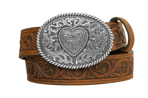 Heart kids LEATHER Belt  00220