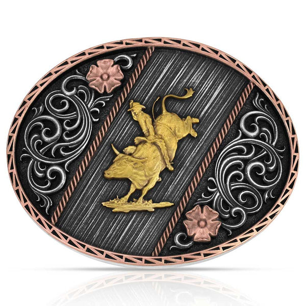 TRI COLOR RODEO 1086 BUCKLE