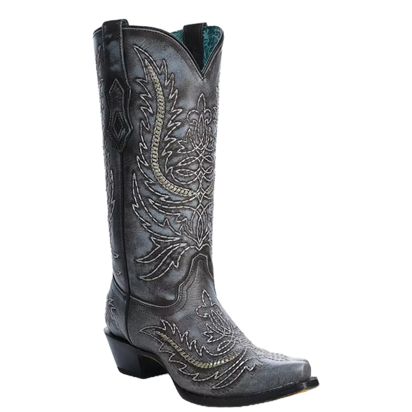 LD BLUE EMBROIDER BOOT 0607