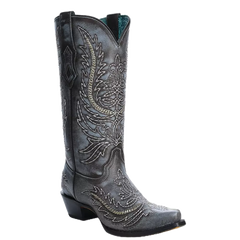 LD BLUE EMBROIDER BOOT 0607