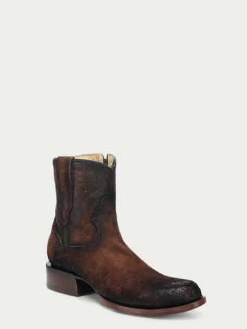 MN BROWN EMB. RD TOE 4960