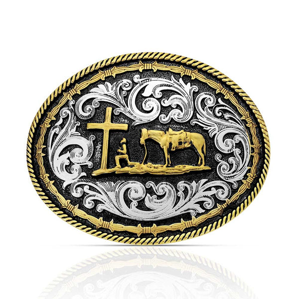 PRAYING COWBOY 543 BUCKLE