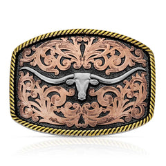 TRI COLOR TEXAS LONG. BUCKLE 711