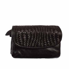 LADIES ZIP LEATHER HANDBAG 374