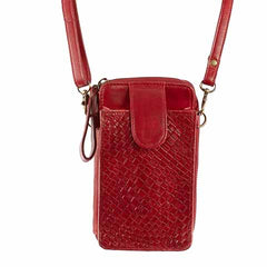 LADIES ZIP LEATHER HANDBAG 375
