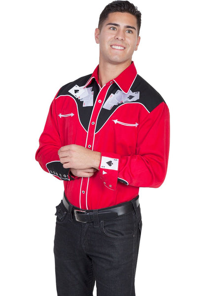 Red Four Ace Shirt P686