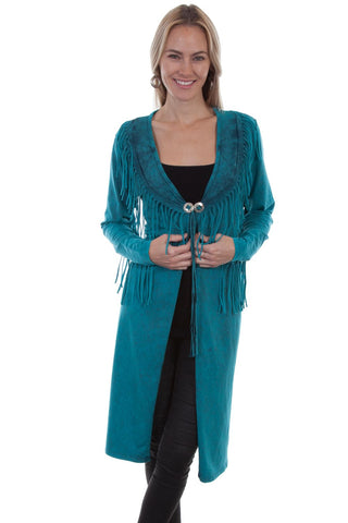 Fringe & Concho Turq Jacket