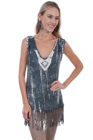 Fringe Grey T-Shirt