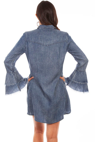 Western Yoke Shirt Dress