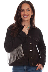 Rhinestone Fringe Jacket 792
