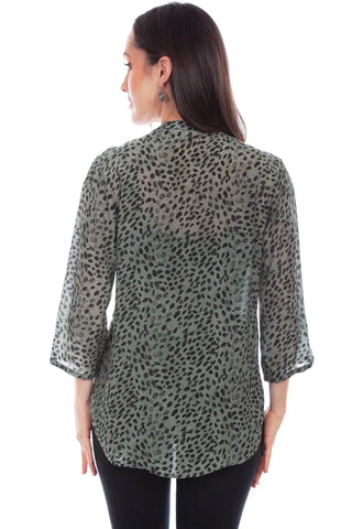 Leopard Print Blouse