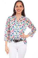 Printed blous