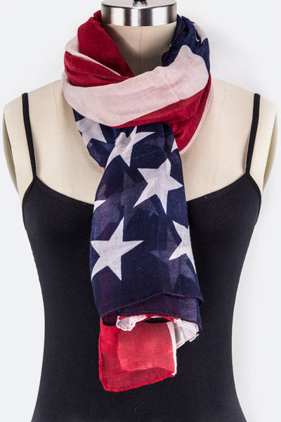 US FLAG SCARF 222X002AM