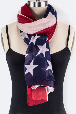 US FLAG SCARF 222X002AM