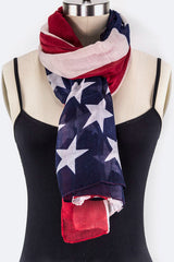 US FLAG SCARF 222X002AM