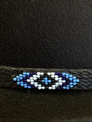 Horse Hair 5 Strand With Tassel& Beading Hat Band