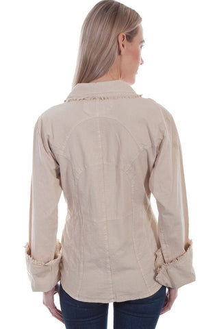 Collar Khaki Blouse