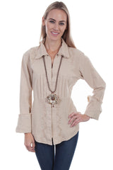 Collar Khaki Blouse