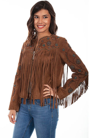 LD BROWN SUEDE JACKET 1035