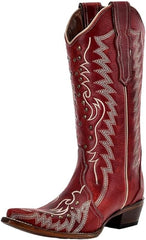 LD RED EMBROIDERED & STUDS 6117
