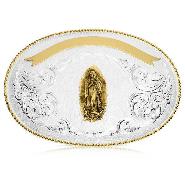 2T LARGE OVAL LADY QUADALUPE 6128