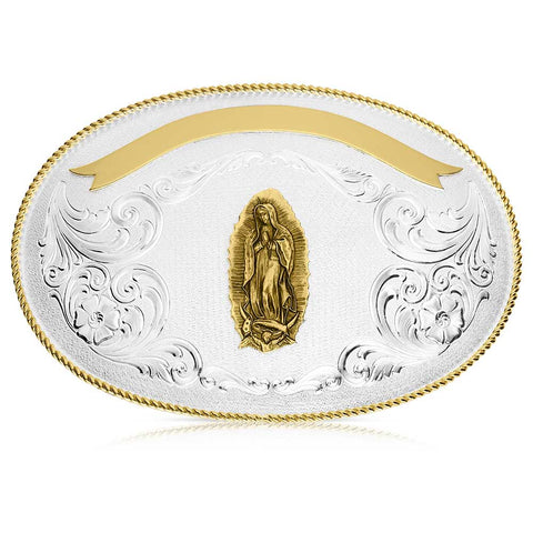 2T LARGE OVAL LADY QUADALUPE 6128