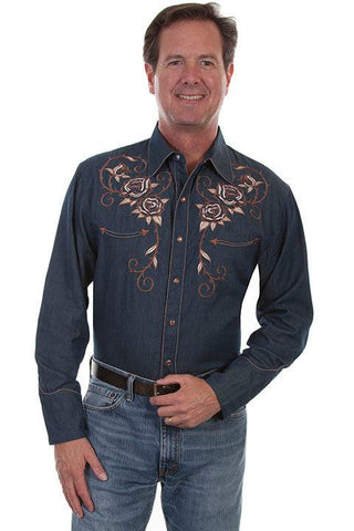 Longhorn Denim Shirt
