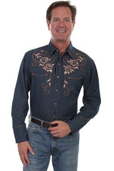 Longhorn Denim Shirt